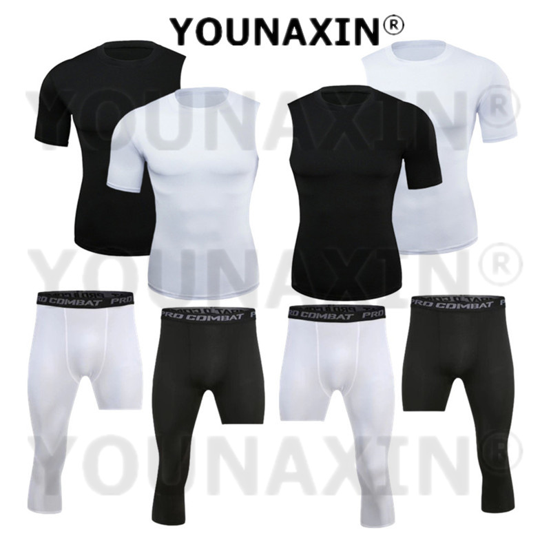 T Shirt Tight Fit - Unisex Sportswear Short-sleeve T-shirts Running Tight
