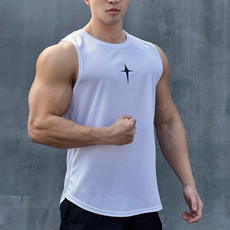 summer Sleeveless vest outdoor - Undershirt Crew Neck 评论和价格