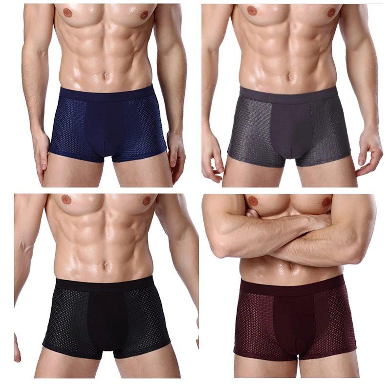 L-8XL Plus Banboo Fiber Men Un - Boxer Shorts Modal 评论和价格