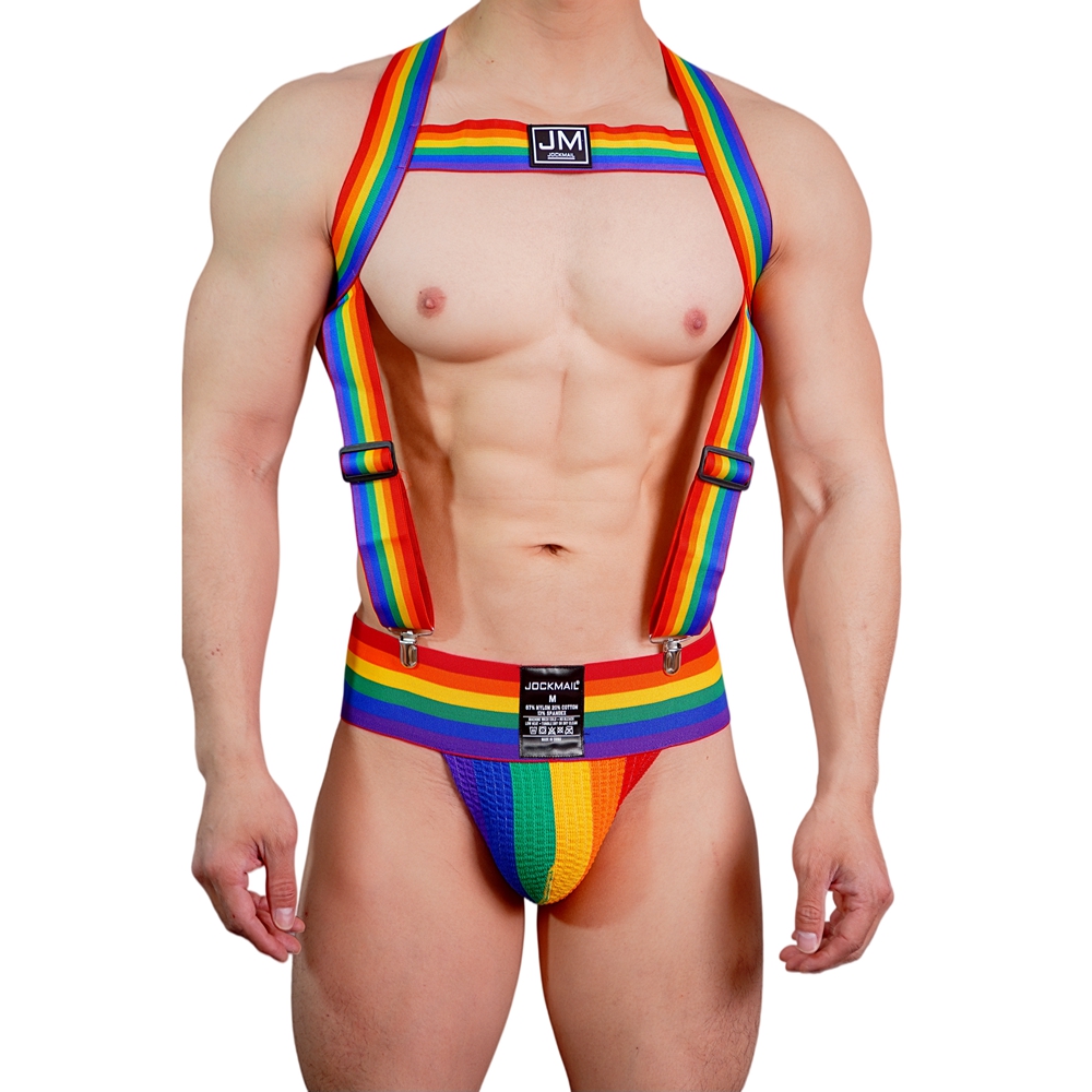JOCKMAIL Rainbow Body Harness  - Jockstrap Athletic 评论和价格