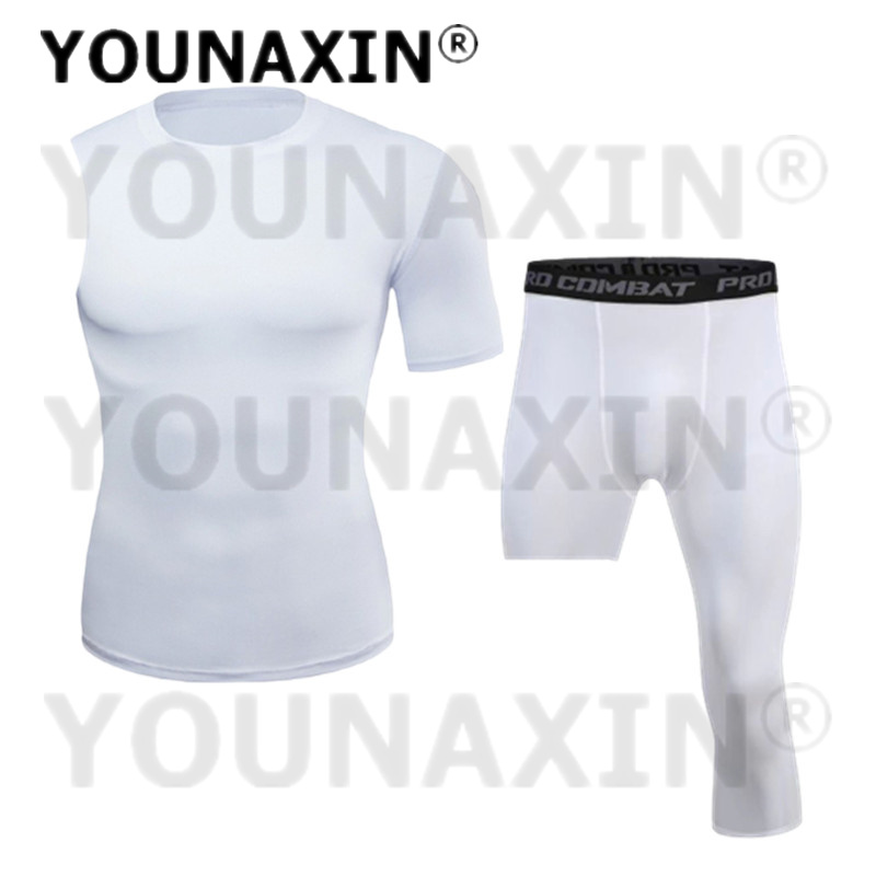 Unisex Sportswear Short-sleeve - T Shirt Tight Fit 评论和价格
