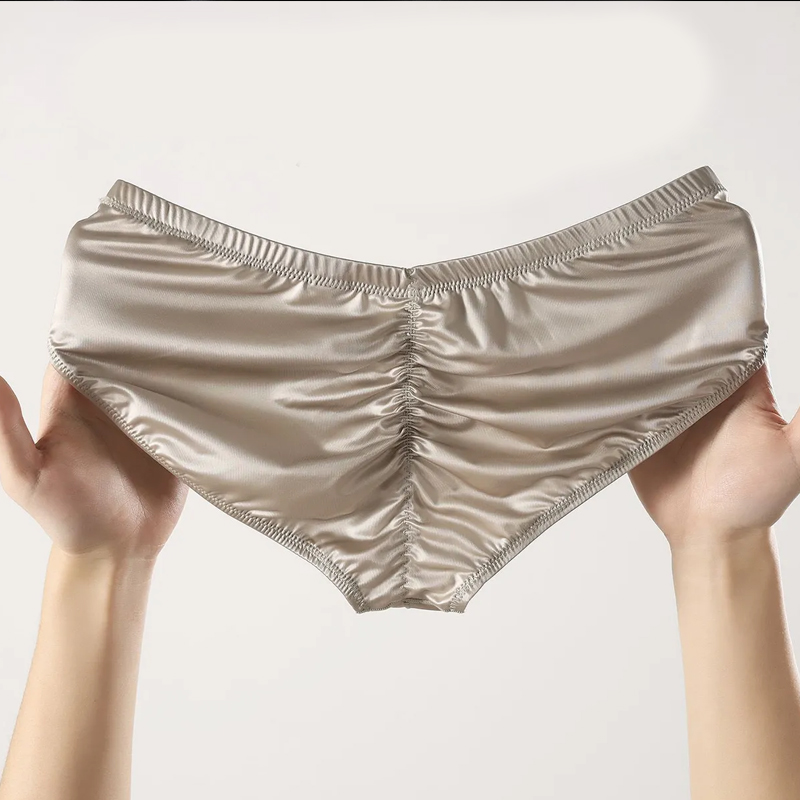 4pcs Mens Briefs Shinny Satin  - Boxer Shorts Modal 评论和价格