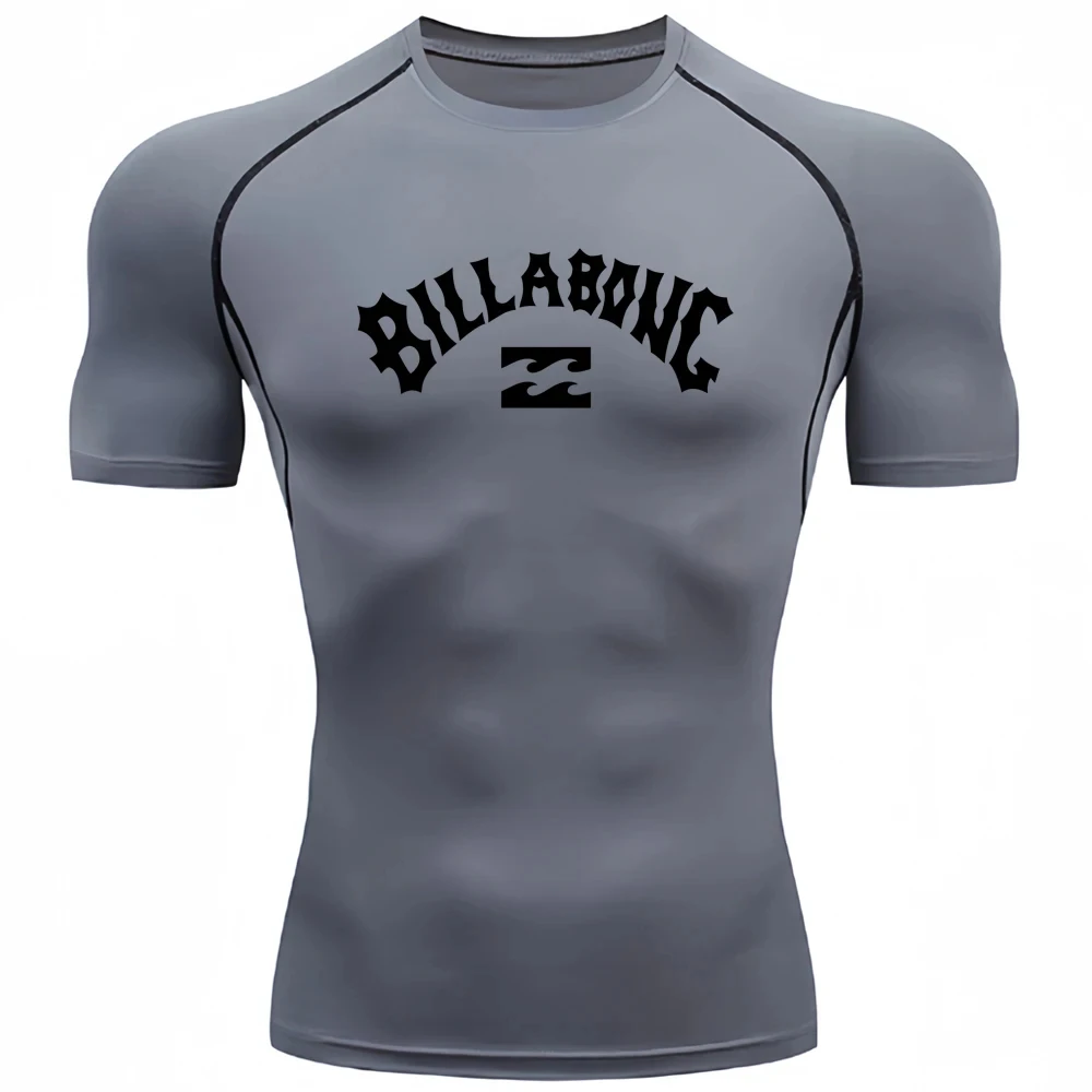Male UV Protection Tights Rash - T Shirt Tight Fit 评论和价格