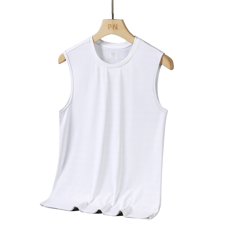 Summer New High-quality Ice Si - Sleeveless Undershirt 评论和价格