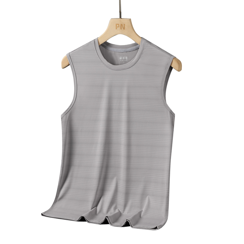Summer New High-quality Ice Si - Sleeveless Undershirt 评论和价格