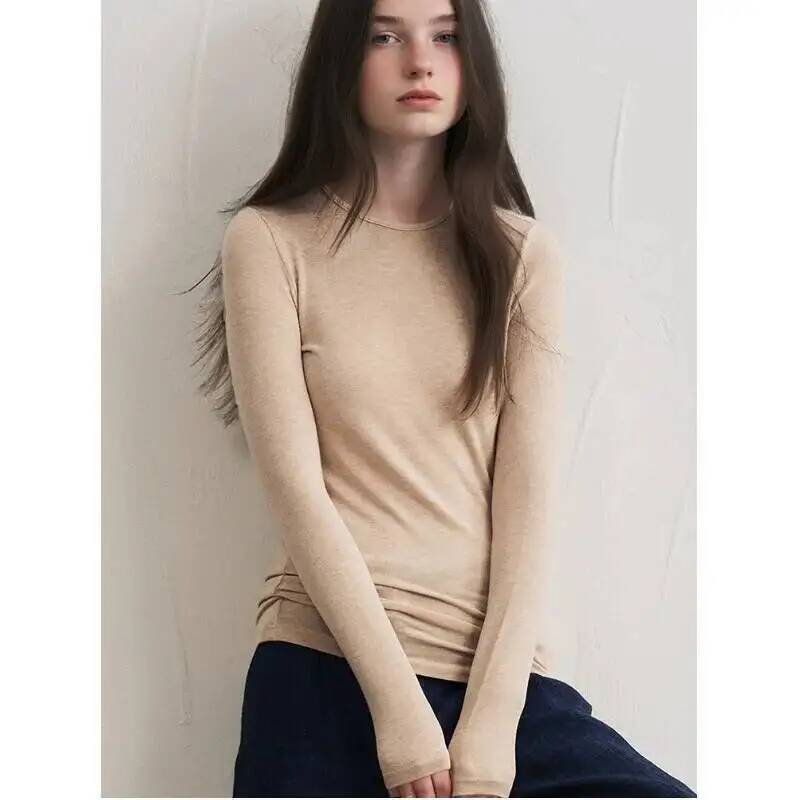 Women Cashmere Blend Long Slee - Base Layer Top 评论和价格